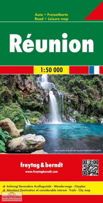 RÉUNION | carte touristique Freytag & Berndt