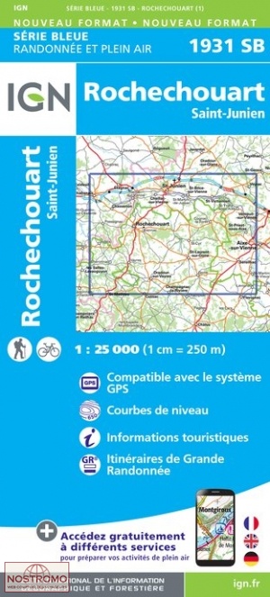 1931SB ROCHECHOUART | IGN hiking map