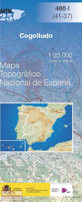 486-1 COGOLLUDO | carte topographique CNIG