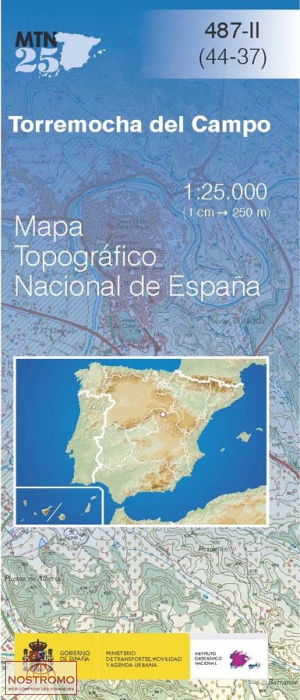 487-2 TORREMOCHA DEL CAMPO | carte topographique CNIG