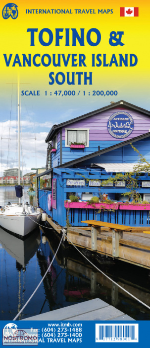 TOFINO & VANCOUVER ISLAND SOUTH | carte touristique ITMB