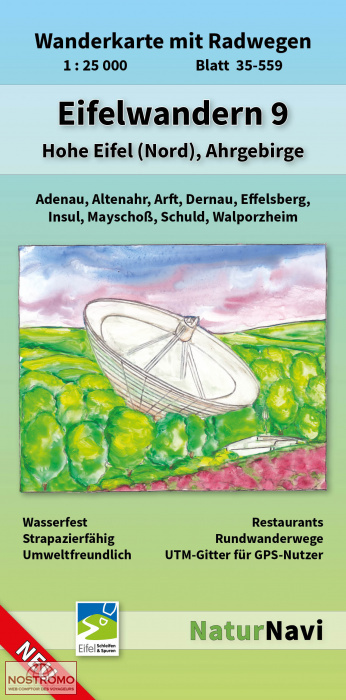 EIFELWANDERN 9 - HOHE EIFEL (NORD)-AHRGEBIRGE | NaturNavi hiking map