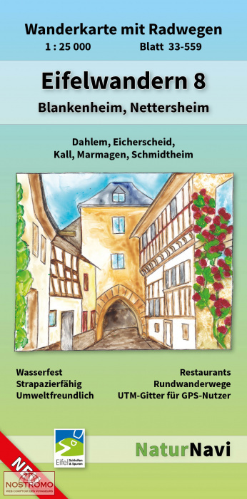 EIFELWANDERN 8 - BLANKENHEIM-NETTERSHEIM | carte de randonnée NaturNavi