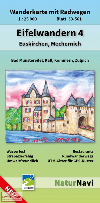 EIFELWANDERN 4 - EUSKIRCHEN-MECHERNICH | carte de randonnée NaturNavi