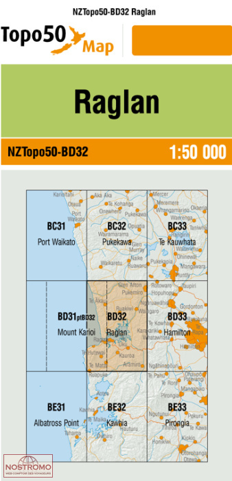 BD32 RAGLAN | carte topographique LINZ