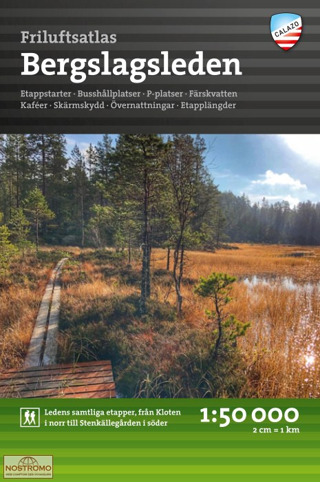 BERGSLAGSLEDEN | atlas de cartes de randonnée Calazo