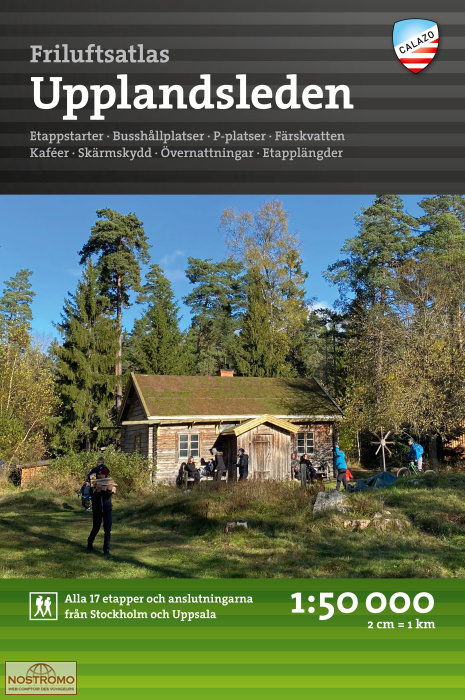 UPPLANDSLEDEN | Calazo hiking maps atlas