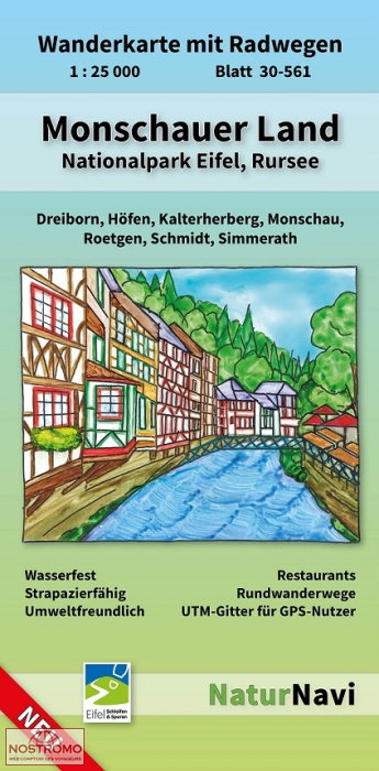 MONSCHAUER LAND - NATIONALPARK EIFEL, RURSEE | NaturNavi hiking map