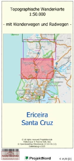 ERICEIRA - SANTA CRUZ | carte topographique Projektnord
