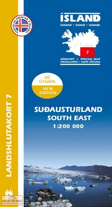 IRK 7 SUDAUSTURLAND | carte touristique Mal og Menning