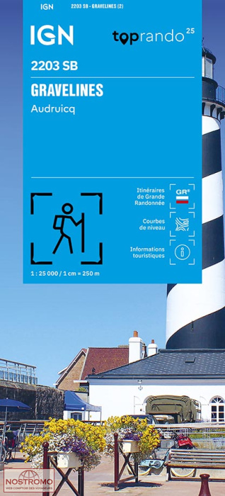 2203SB GRAVELINES | IGN hiking map