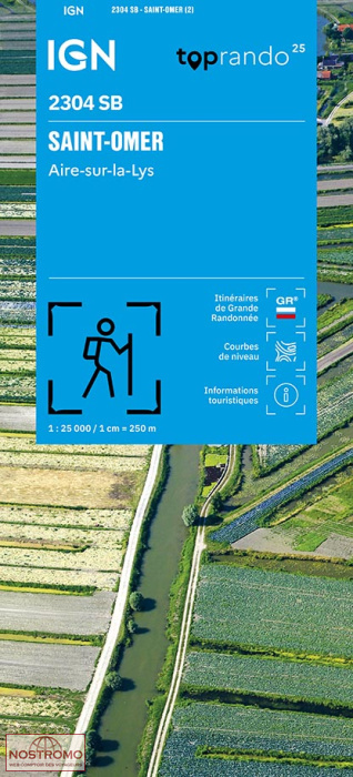 2304SB SAINT-OMER | IGN hiking map