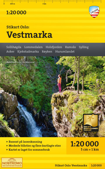 VESTMARKA | Calazo hiking map