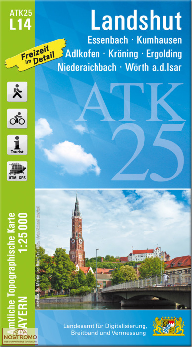 ATK25 - L14 LANDSHUT | LDBV hiking map