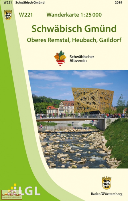 W221 SCHWÄBISCH GMÜND | LGL hiking map