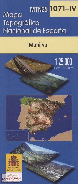 1071-4 MANILVA | carte topographique CNIG