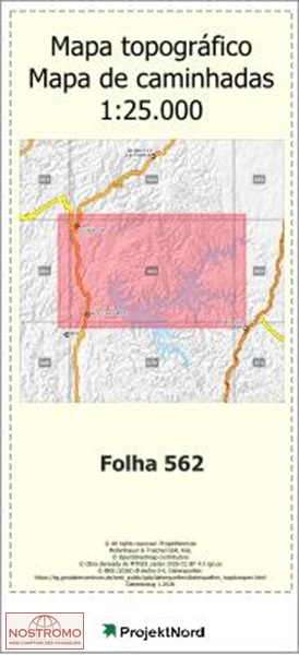 562 SANTA CLARA-A-VELHA | Projektnord topographic map