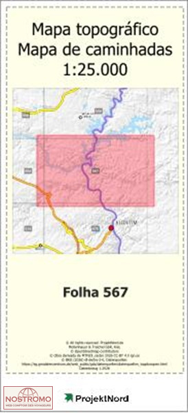 567 POMARAO (MÉRTOLA) | Projektnord topographic map