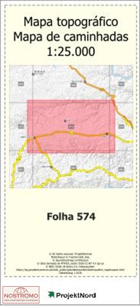 574 GIOES (ALCOUTIM) | Projektnord topographic map