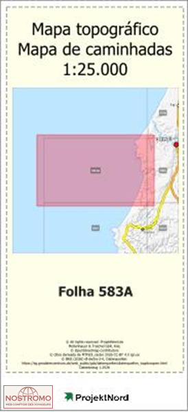 583A PRAIA DA ARRIFANA | Projektnord topographic map