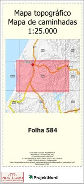 584 ALJEZUR | Projektnord topographic map