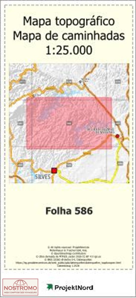 586 AMOROSA (SILVES) | Projektnord topographic map
