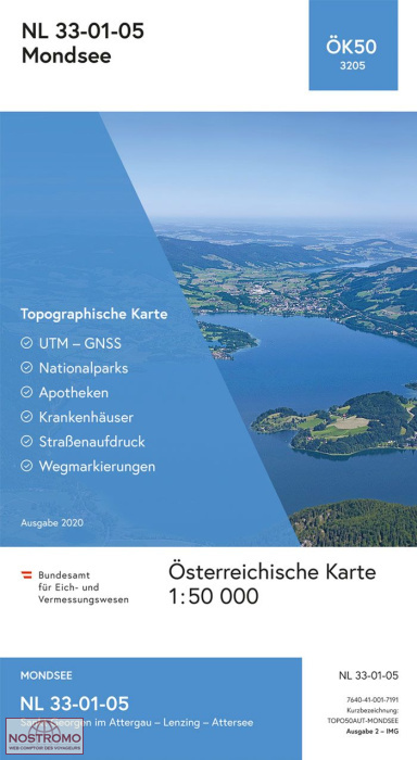 3205 MONDSEE | BEV topographical map