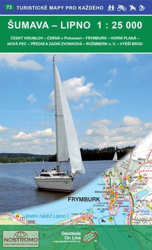 ŠUMAVA - LIPNO - 73 | Geodezie On Line hiking map