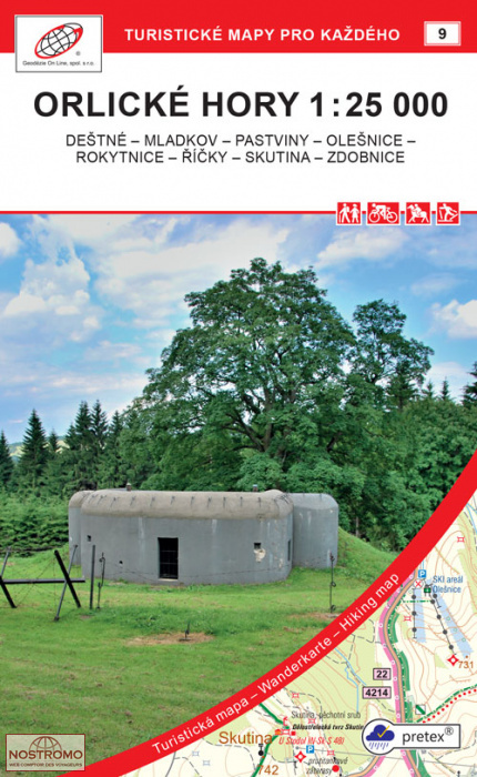 ORLICKÉ HORY - 9 | Geodezie On Line hiking map
