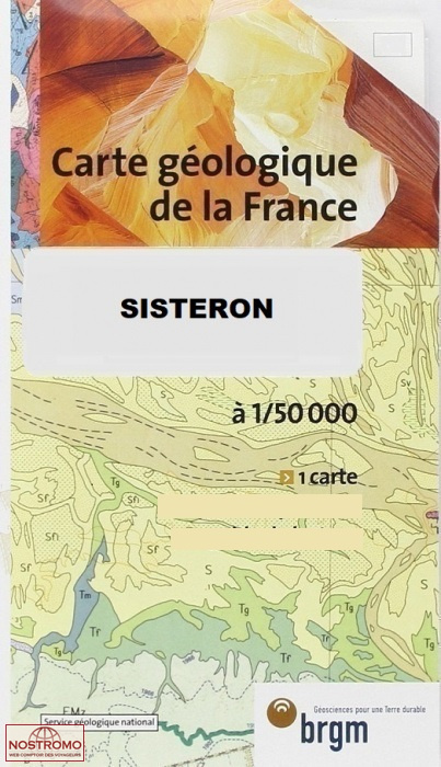 0917 SISTERON | BRGM geological map