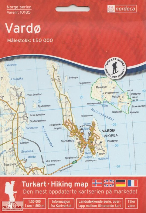 10185 VARDØ | carte topographique Nordeca
