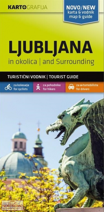 LJUBLJANA AND SURROUNDINGS | Kartografija hiking map