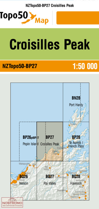 BP27 CROISILLES PEAK | carte topographique LINZ