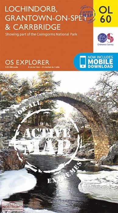 OL60 LOCHINDORB, GRANTOWN-ON-SPEY & CARRBRIDGE | OS hiking map
