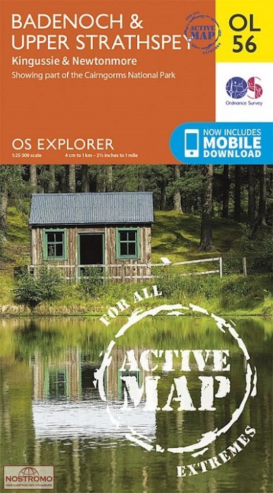 OL56 BADENOCH & UPPER STRATHSPEY | OS hiking map