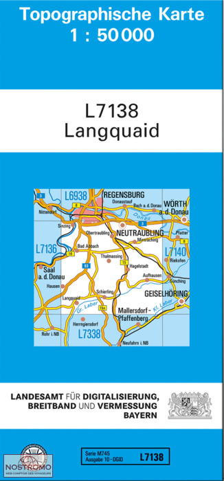L7138 LANGQUAID | carte topographique LDBV