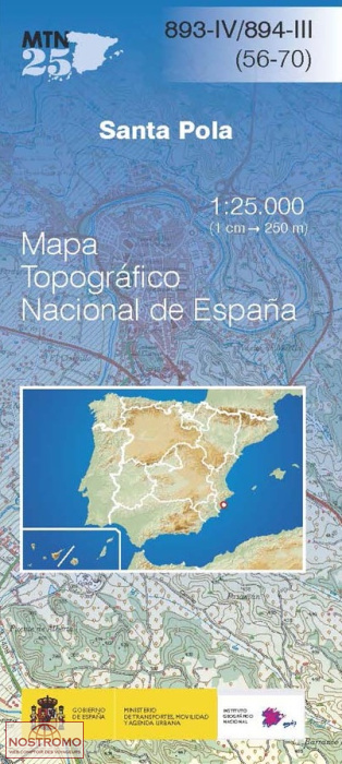 893-4/894-3 SANTA POLA | CNIG topographical map