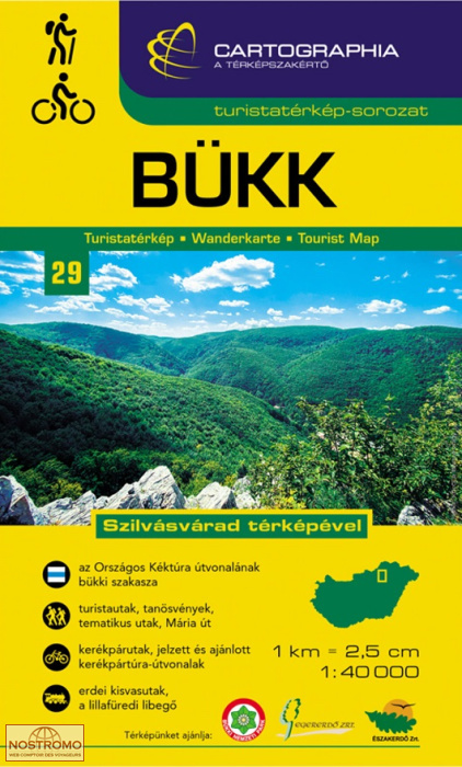 29 BÜKK | carte de randonnée Cartographia