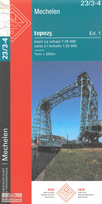23/3-4 MECHELEN | carte topographique NGI/IGN