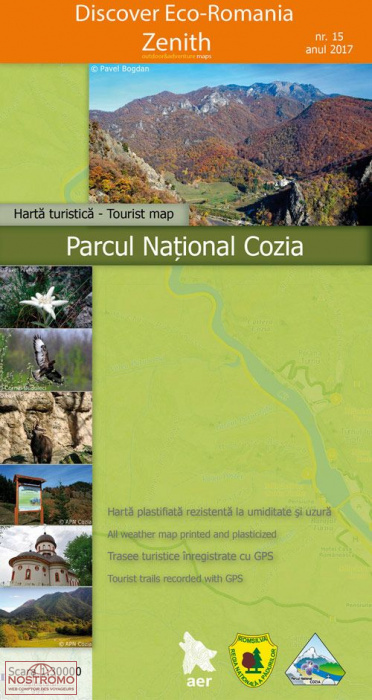PARCUL NATIONAL COZIA | Zenith hiking map