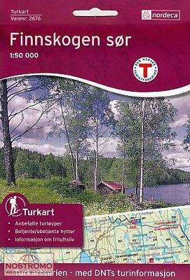 2676 FINNSKOGEN SØR | carte de randonnée Nordeca