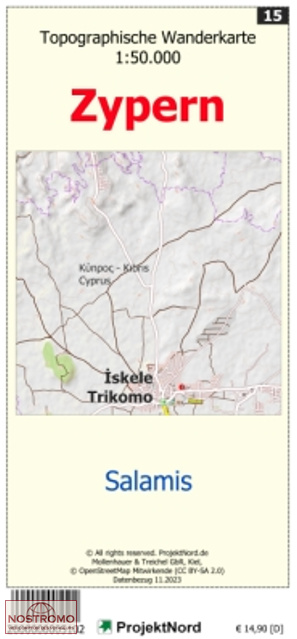15 SALAMIS | carte topographique Projektnord