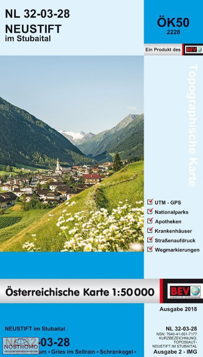 2228 NEUSTIFT IM STUBAITAL | BEV topographical map
