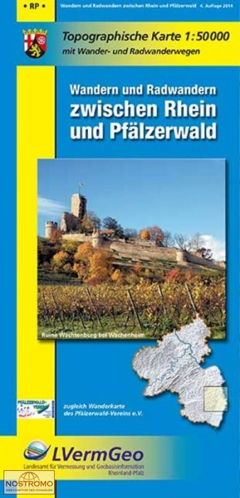 RP ZWISCHEN RHEIN UND PFÄLZERWALD | LVGRP hiking map