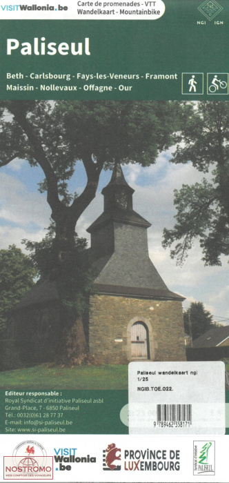 PALISEUL | carte de randonnée NGI/IGN
