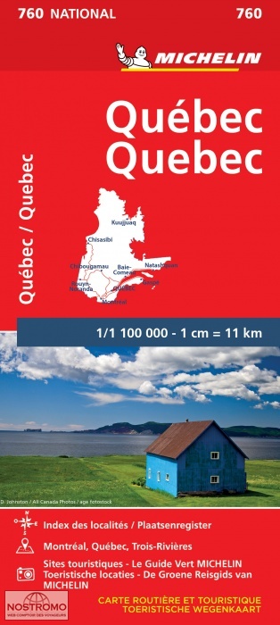 QUÉBEC 760 | carte routière Michelin