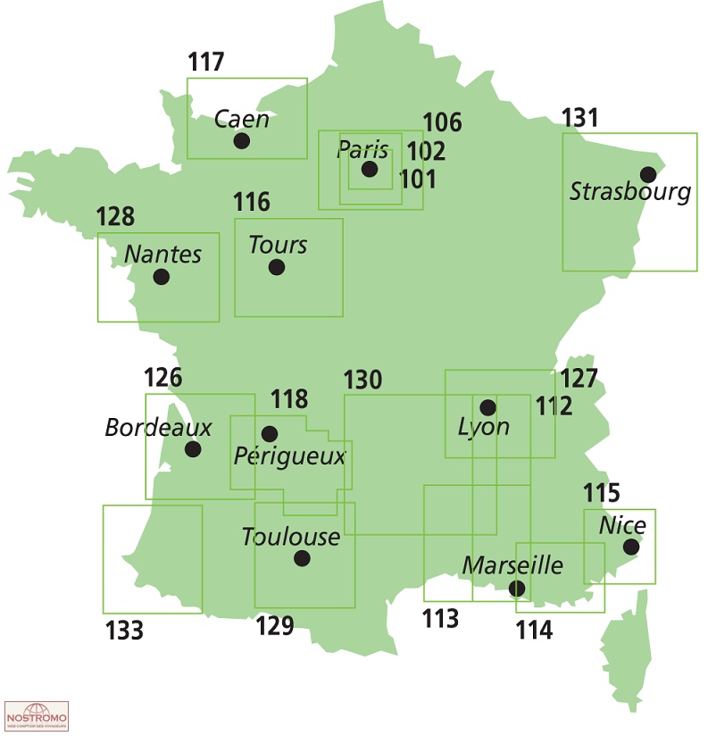 129 Toulouse Et Ses Alentours Carte Routiere Michelin Nostromowe