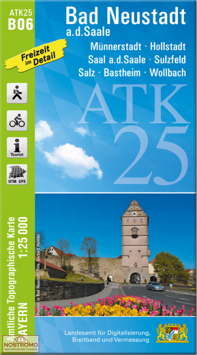 ATK25 - B06 BAD NEUSTADT AN DER SAALE | LDBV hiking map
