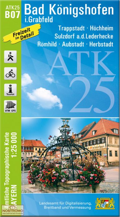 ATK25 - B07 BAD KÖNIGSHOFEN IM GRABFELD | LDBV hiking map