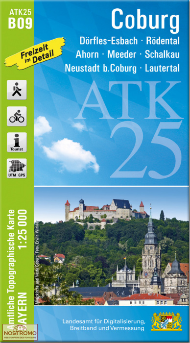 ATK25 - B09 COBURG | LDBV hiking map